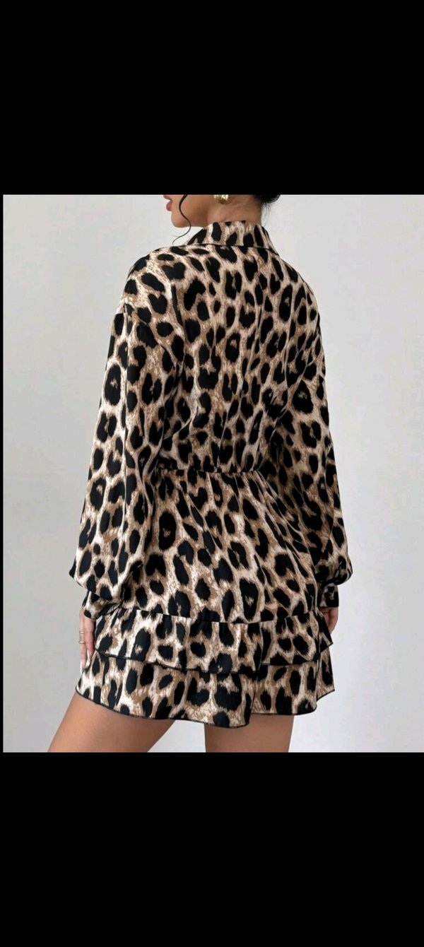 Vestido animal print 