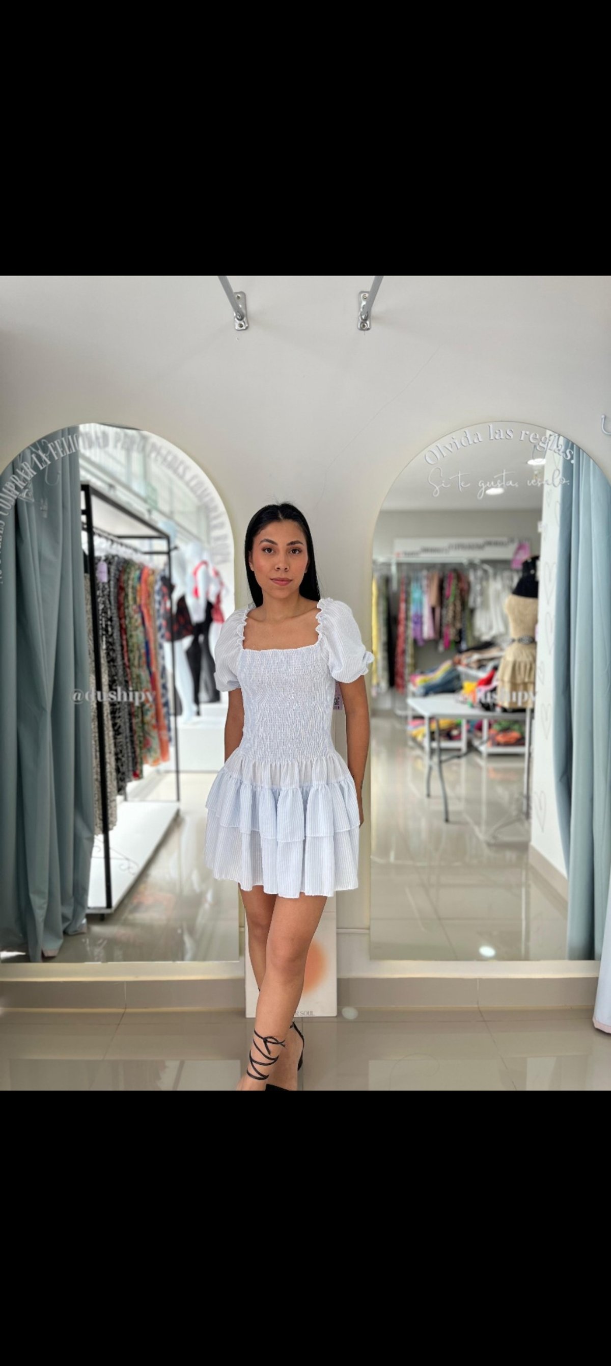 Vestido engomado  - 4