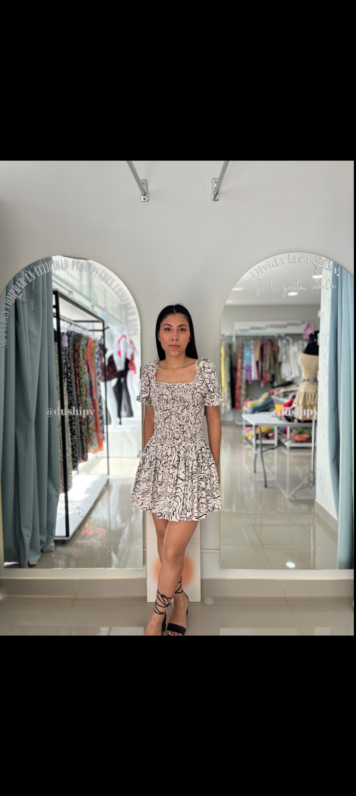 Vestido engomado  - 8