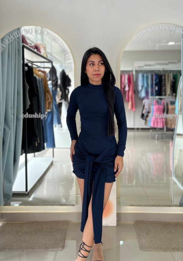 Vestido mangas largas 
