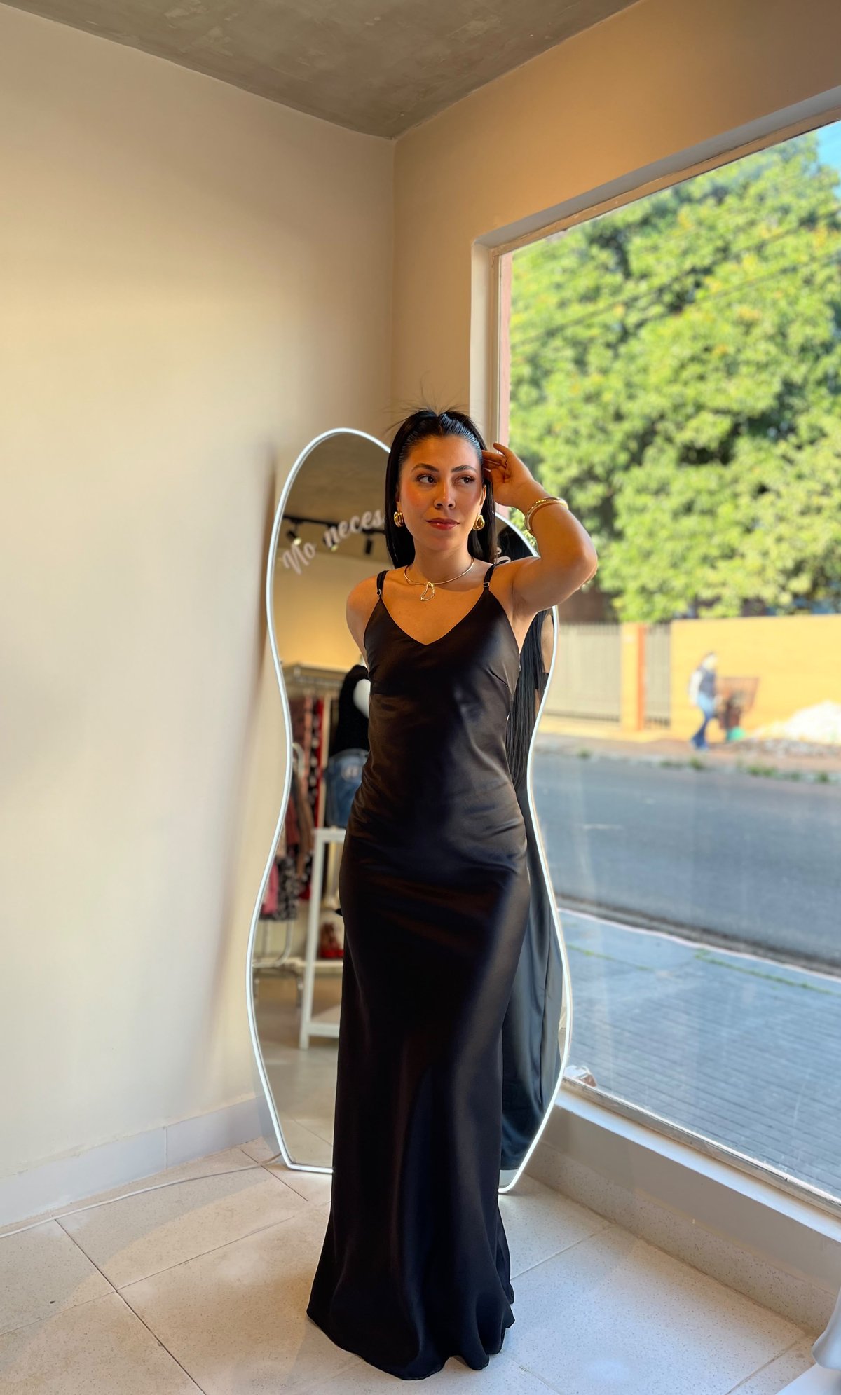 Vestido Satin Larissa - 6