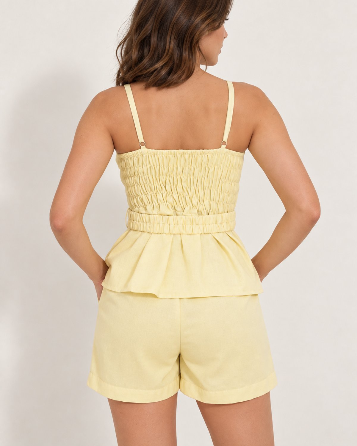 Conjunto lino Magaly corto  - 5