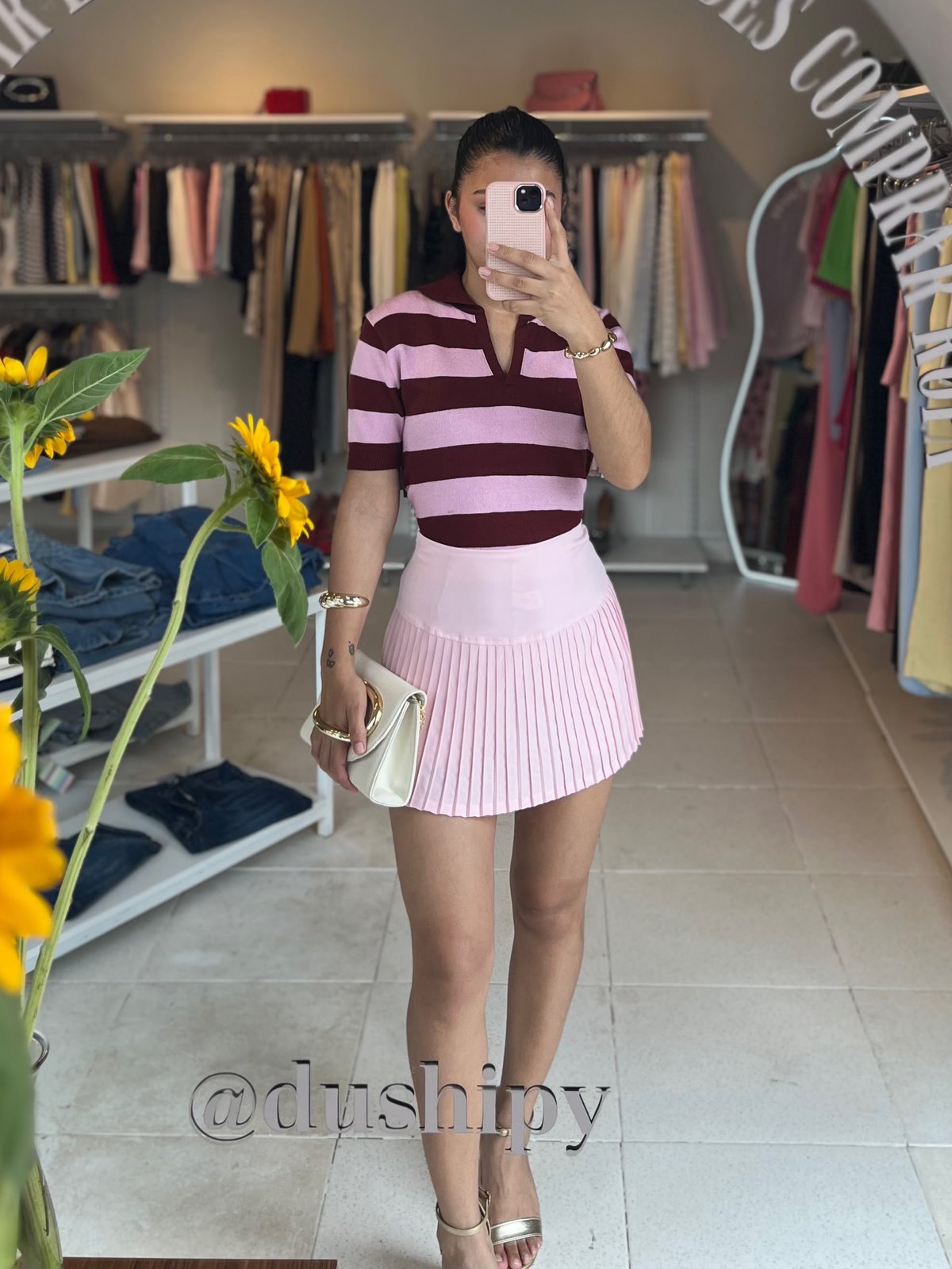 Short pollera plisada - 2