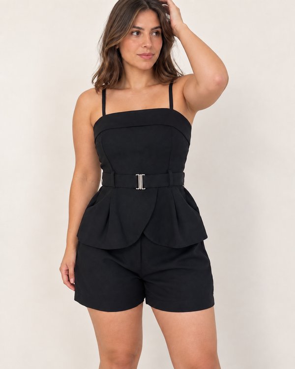 Conjunto lino Magaly corto 
