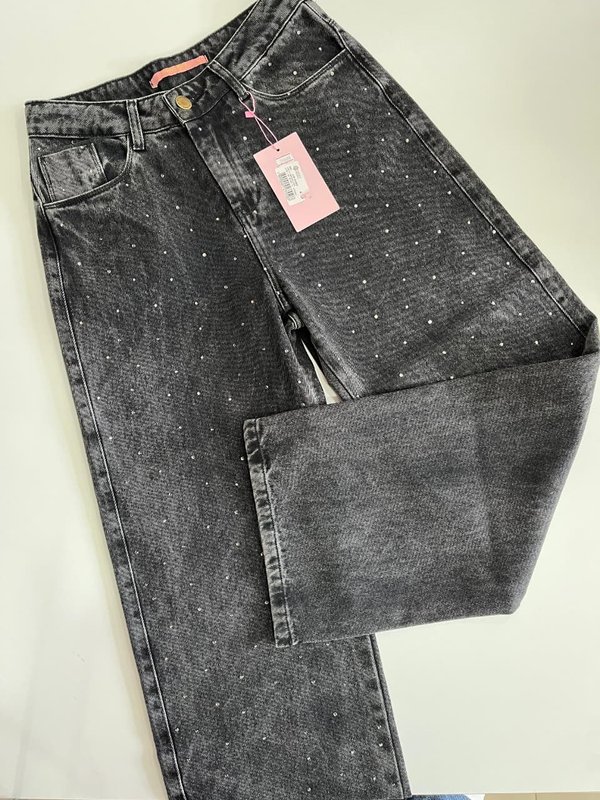 Jeans con strass