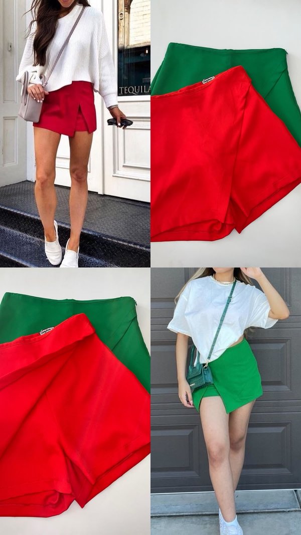 SHORT POLLERA
