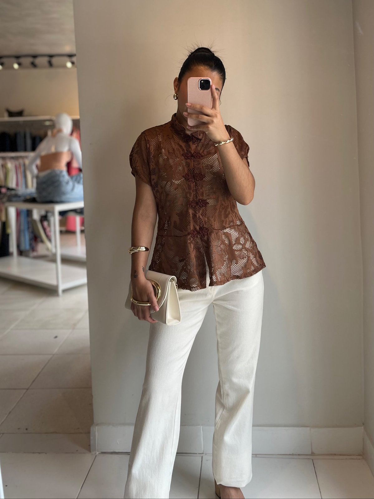 Blusa Napoleón Encaje  - 3