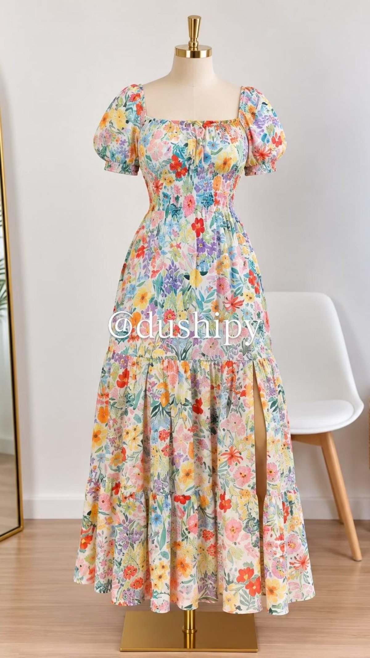Vestido engomado 