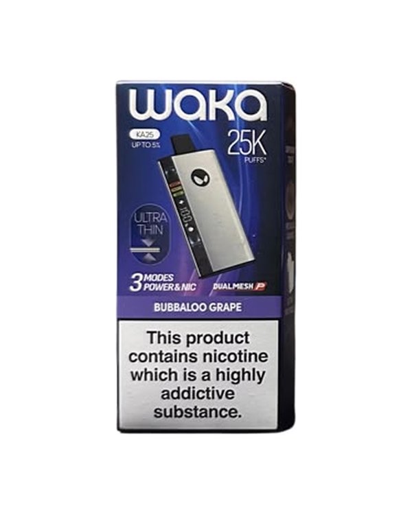 Waka 25K Bubbaloo Grape