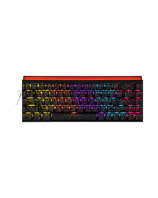 Teclado Mecánico Ajazz x Nacodex NK68 - Negro - Switch Red