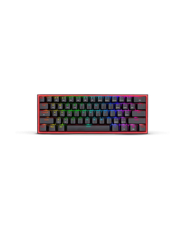 Teclado Mecánico Redragon Fizz RGB - Negro - Switch Red