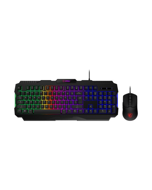 Combo Teclado + Mouse Gamer MSI Forge GK100