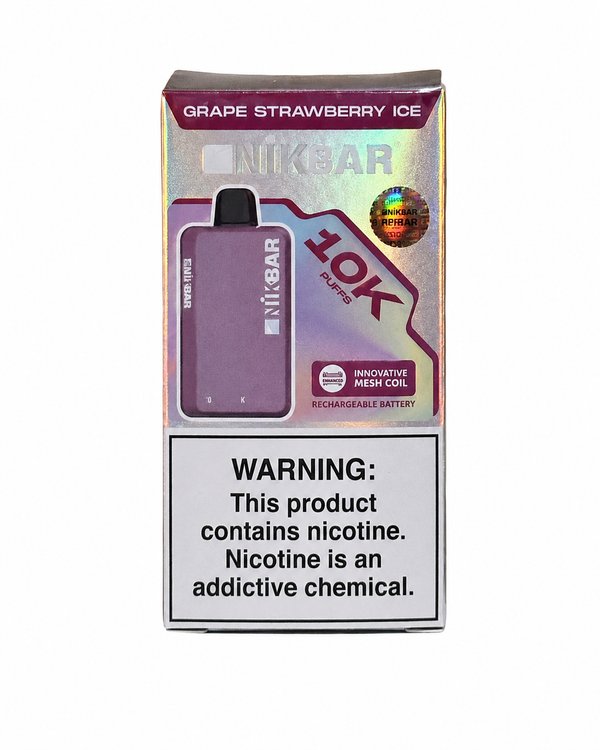 Nikbar 10K Grape Strawberry Ice