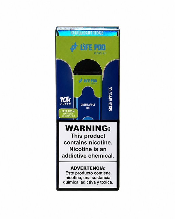 Life Pod Refill 10K Green Apple Ice