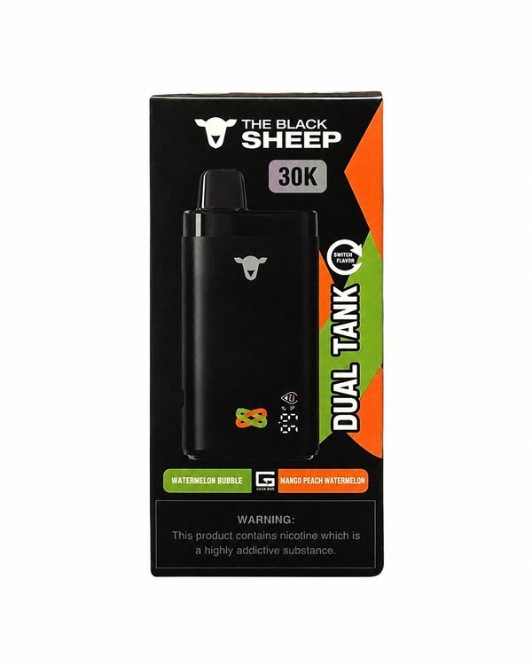 The Black Sheep 30K Dual Watermelon Bubble - Mango Peach Watermelon
