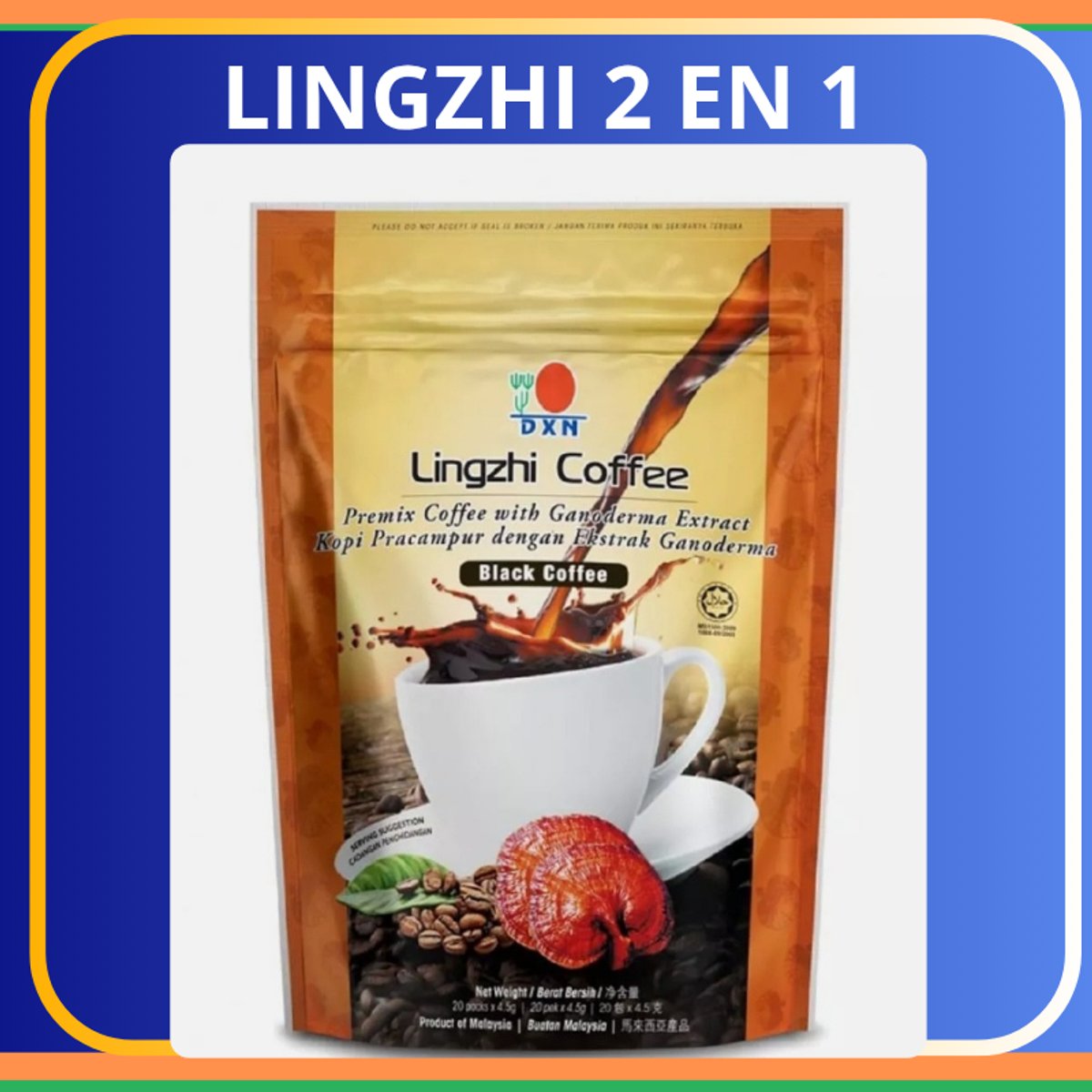 LINGZHI BLACK COFEE (2en1)