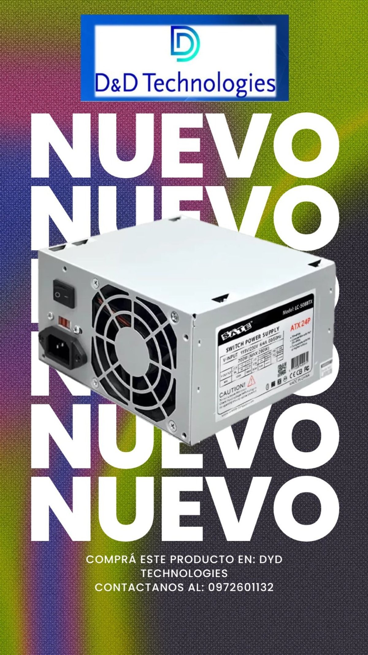 Fuente de poder de 200w