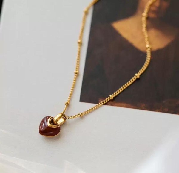 Collar dije de corazón 