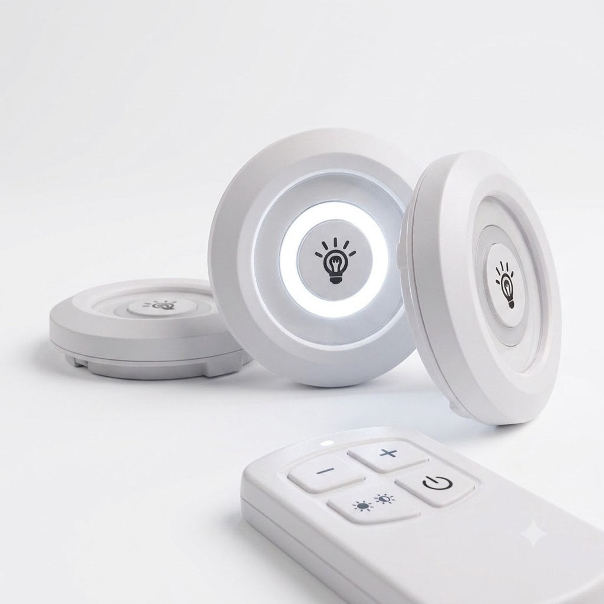 Pack de 3 Luces LED con Control Remoto - 3