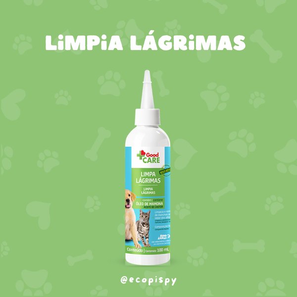 Limpia lagrimas para mascotas 