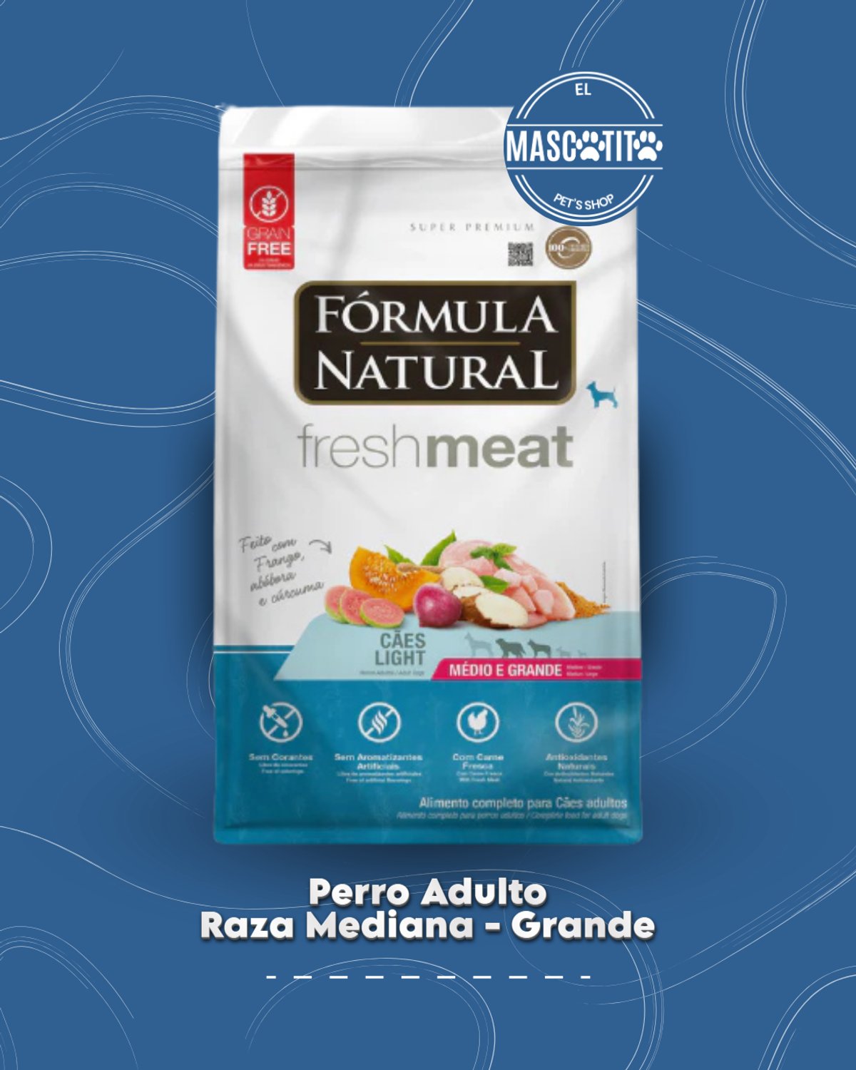 Fórmula Natural - Perro Adulto mediano y grande 1kg