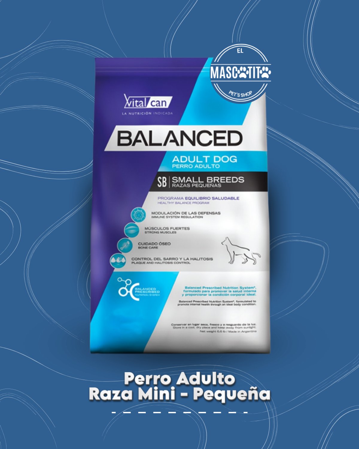 VITALCAN Balanced - Perro Adulto pequeño 3kg
