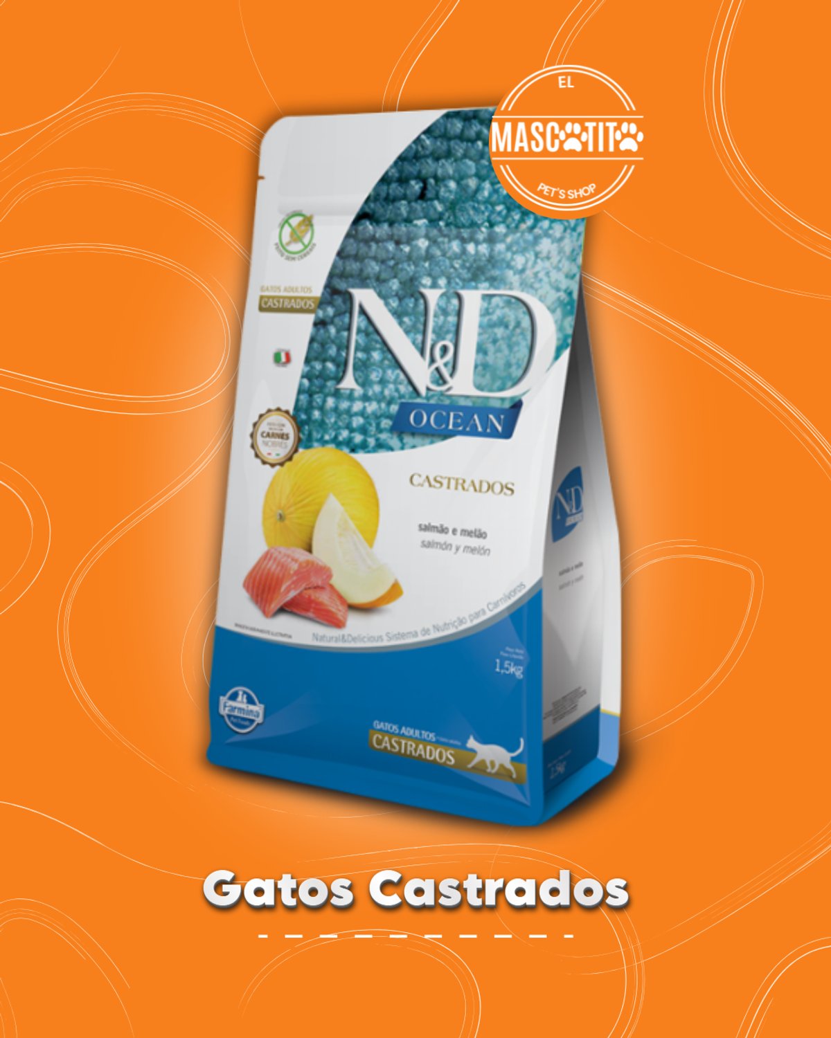 N&D Gato Castrado 7,5kg