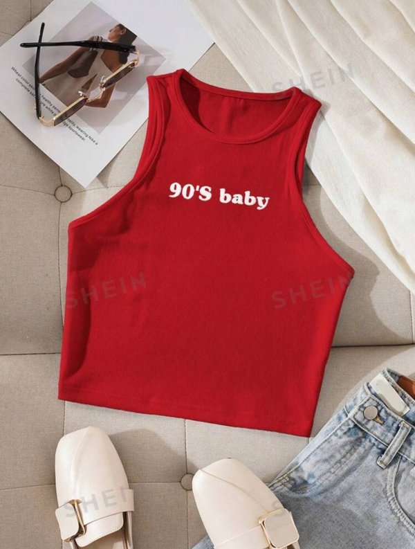 Crop 90`s baby
