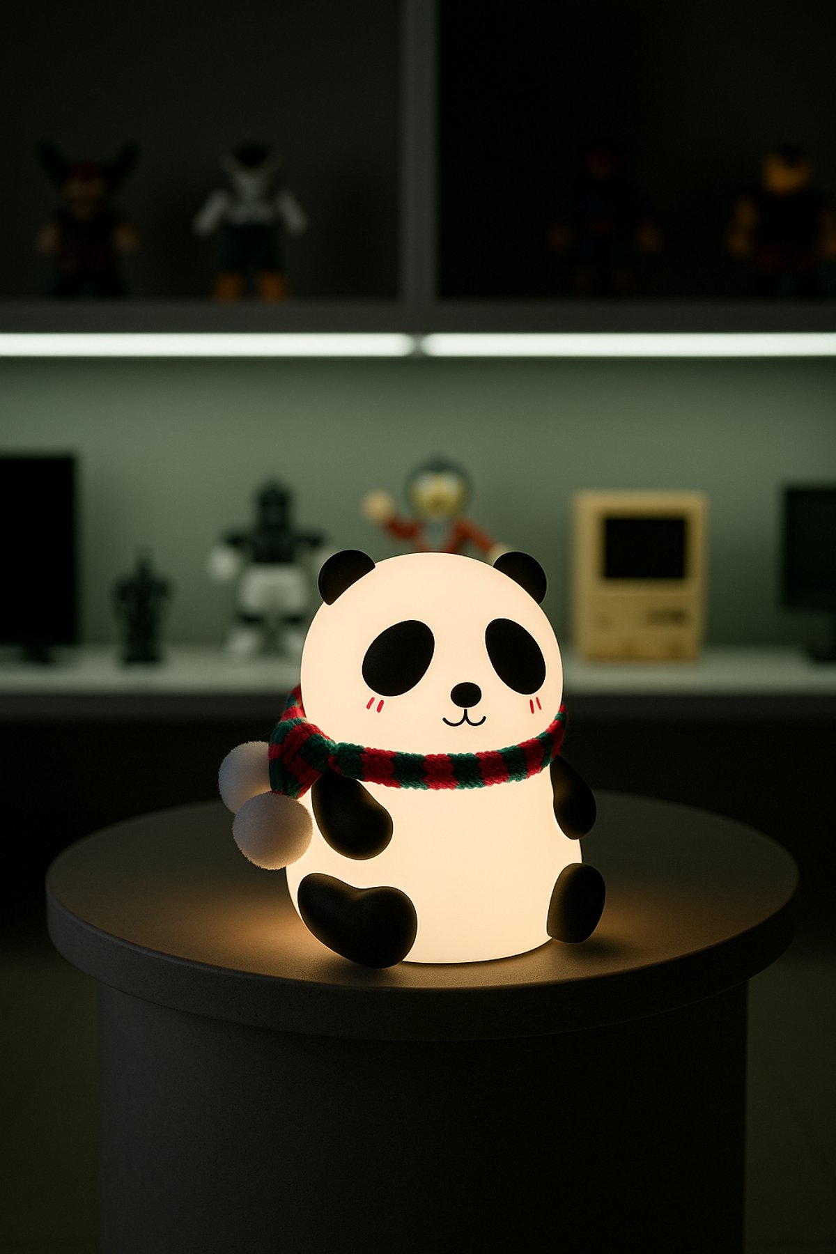 Panda con bufanda (16cm)