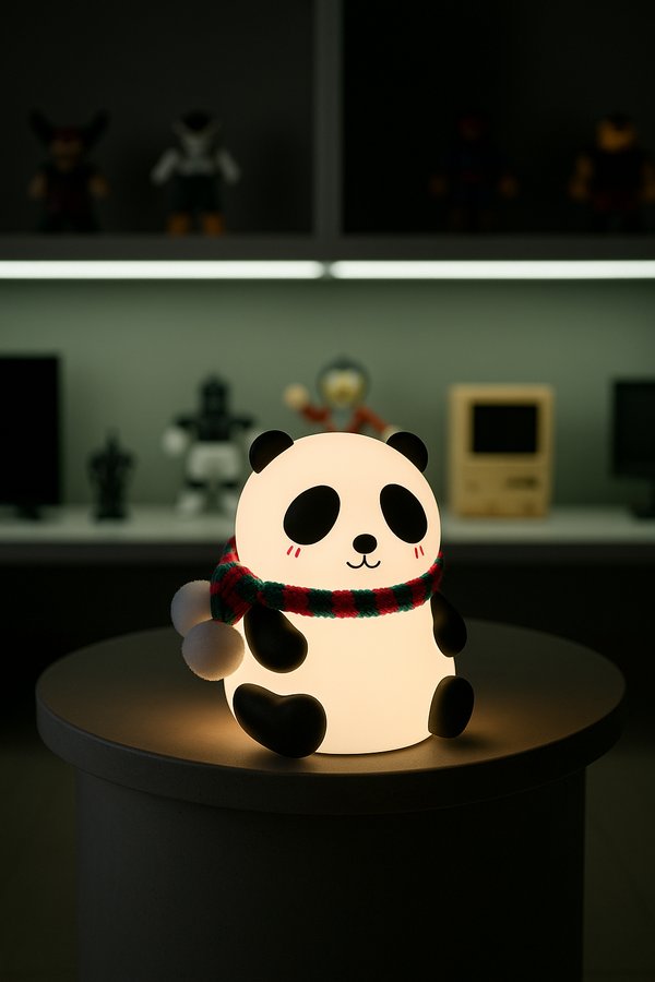 Panda con bufanda (16cm)
