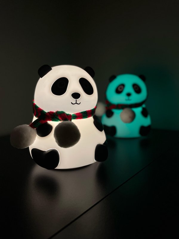 Panda con bufanda (16cm)