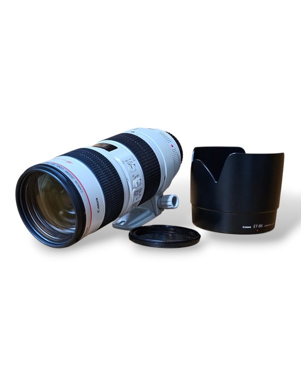 Lente Canon EF 70-200mm f/2.8L IS USM – Teleobjetivo Profesional con Parasol
