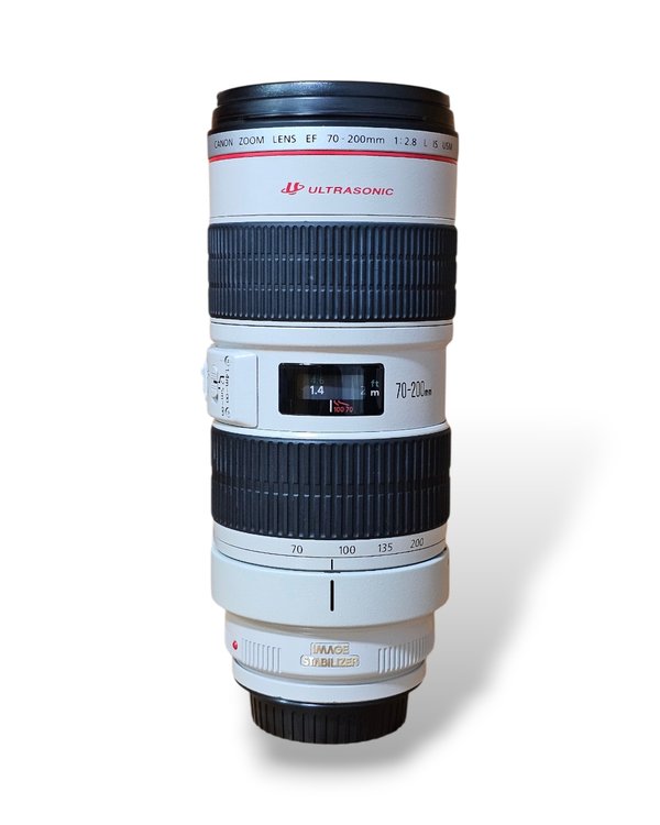 Lente Canon EF 70-200mm f/2.8L IS USM – Teleobjetivo Profesional con Parasol