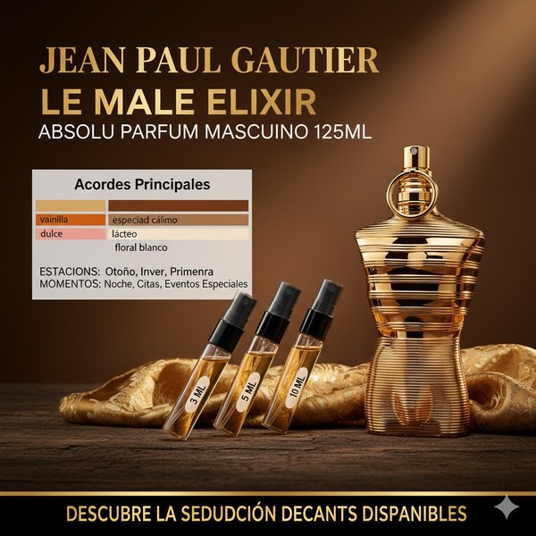 Perfume Jean Paul Gaultier Le Male Elixir Absolu Parfum Intense Masculino 200ML