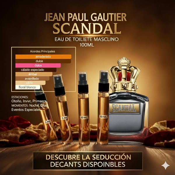 Perfume Jean Paul Gaultier Scandal Eau de Toilette Masculino 100ML