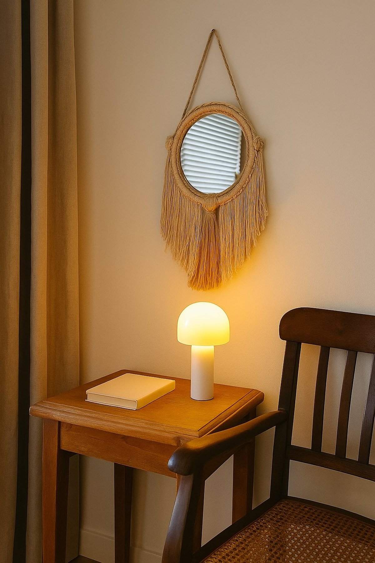 Espejo artesanal de 25cm