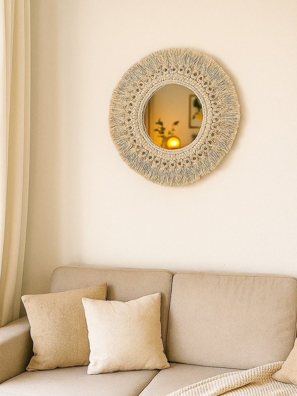 Espejo artesanal de 25cm 