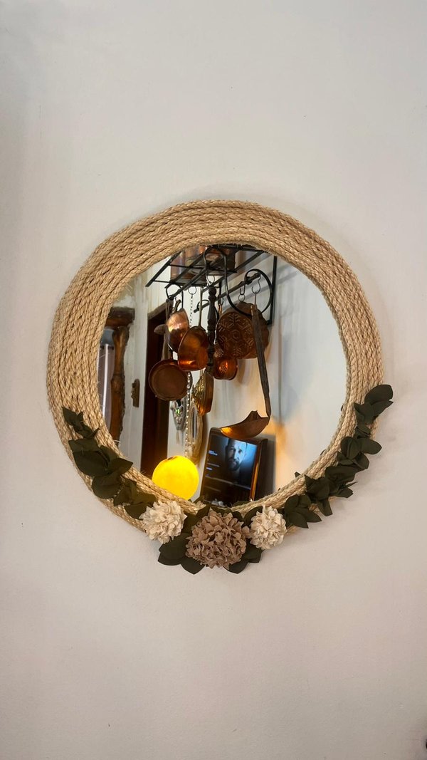 Espejo artesanal de 40cm