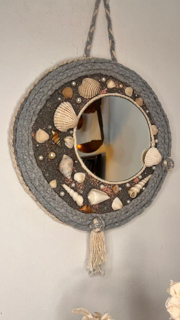 Conjunto Espejo & Arreglo floral 