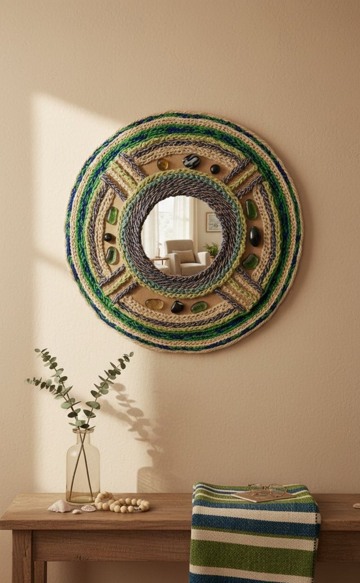 Espejo artesanal de 25cm