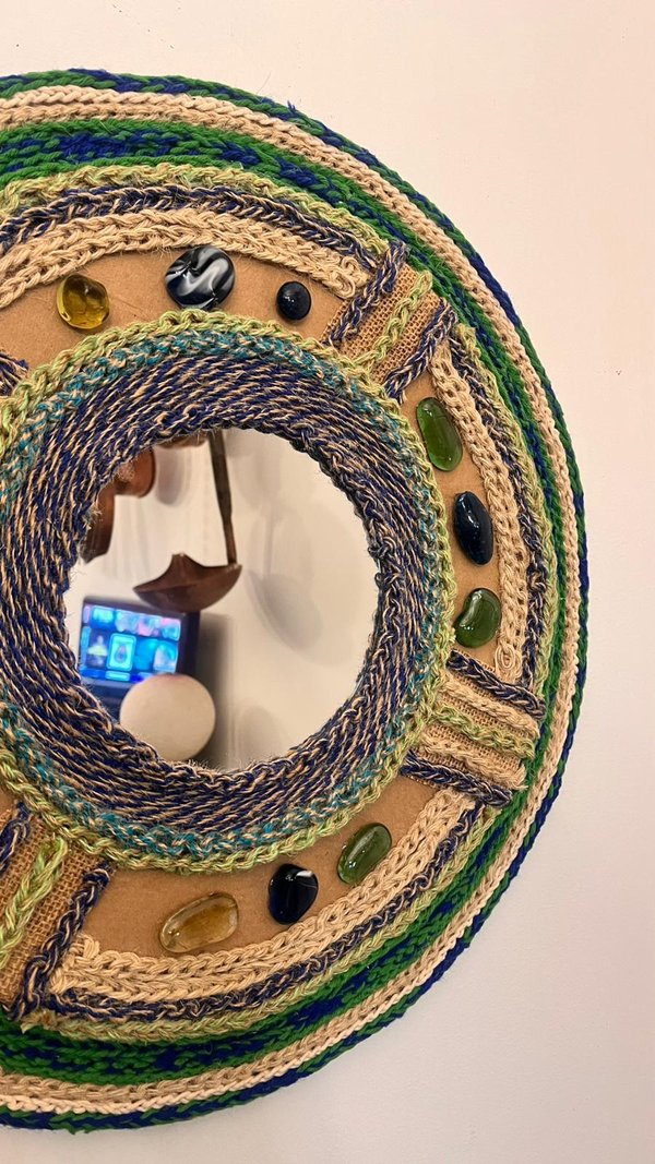 Espejo artesanal de 25cm