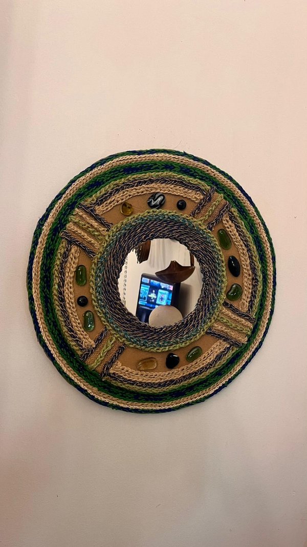 Espejo artesanal de 25cm