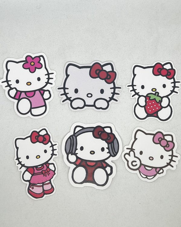 Pack x6 Stickers Impermeables 💦🎨