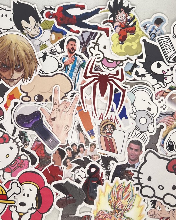 Pack x6 Stickers Impermeables 💦🎨
