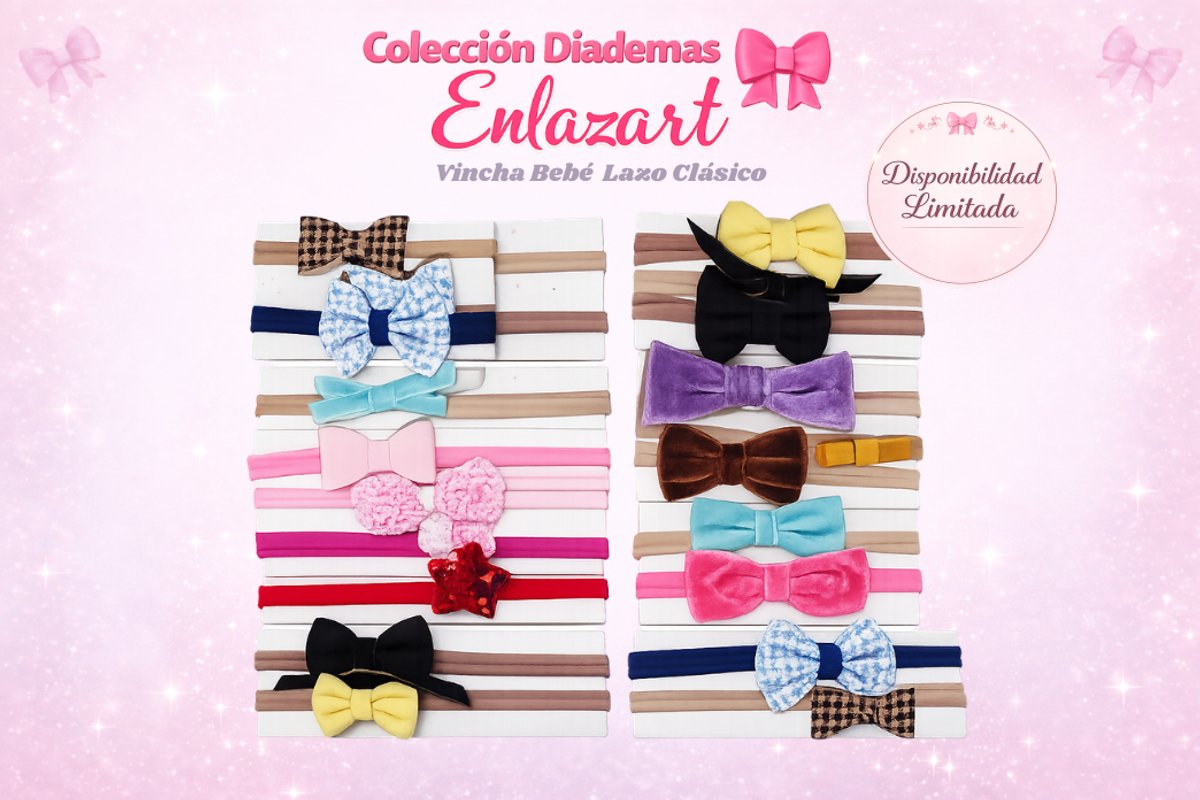 Vincha Bebé Lazo Clásico - 2