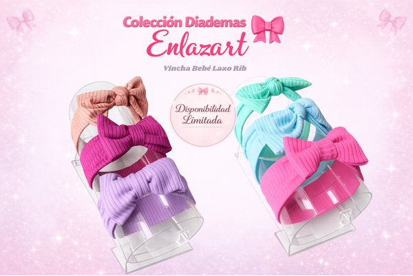 Vincha Bebé Lazo Rib