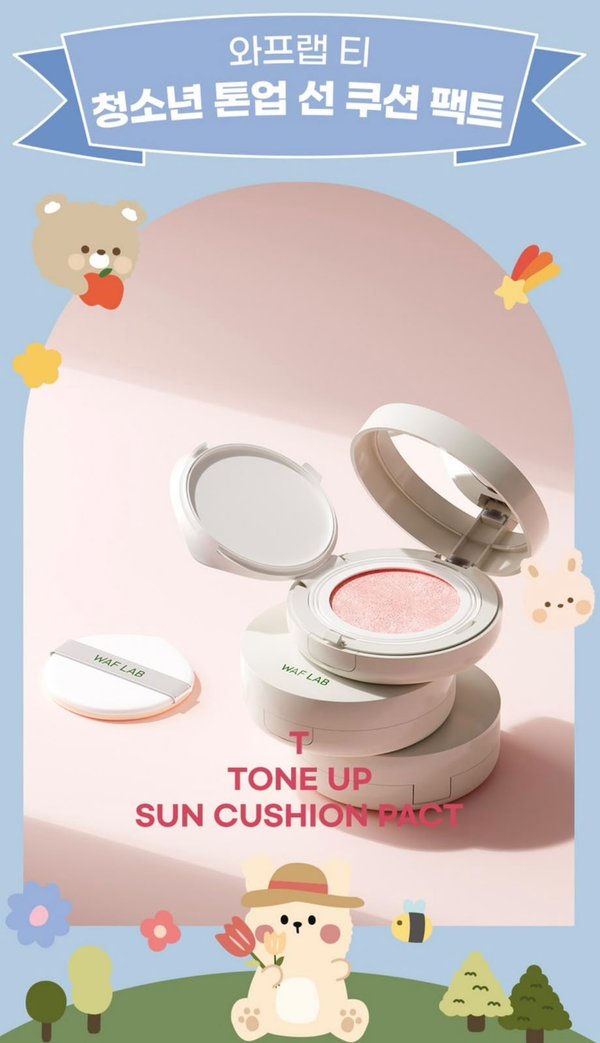 WAF LAB TONE UP SUN CUSHION 15g