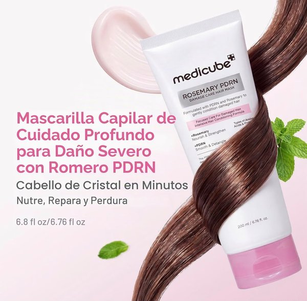 MEDICUBE ROSEMARY PDRN DAMAGE HAIR MASK 200ML