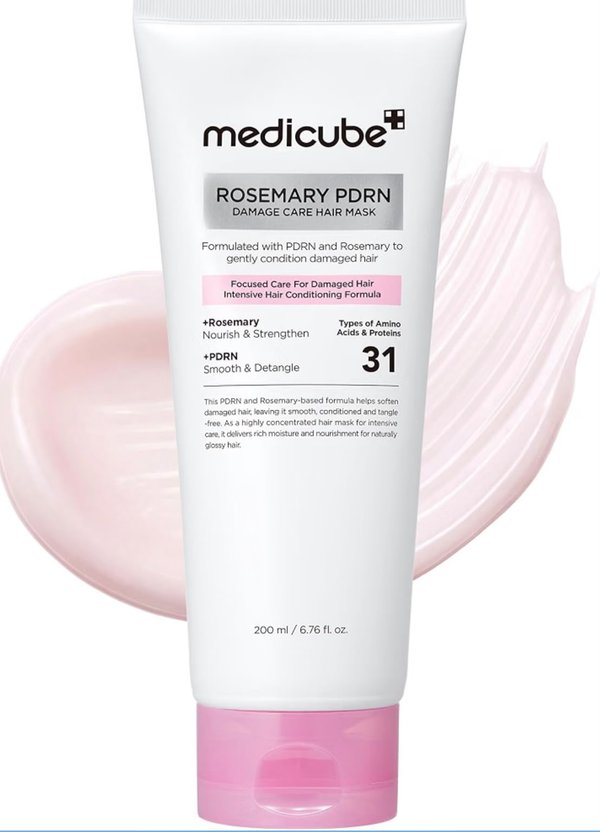 MEDICUBE ROSEMARY PDRN DAMAGE HAIR MASK 200ML