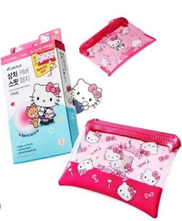 CARE PLUS PARCHE PARA ROSTRO CON NESCECER DE HELLO KITTY
